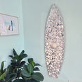 Custom Mirrored Disco Seashell Surfboard