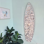 Custom Mirrored Disco Seashell Surfboard